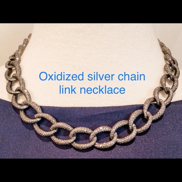Devon Page McCleary Pavé Chain Link Necklace - Picture 3 of 9